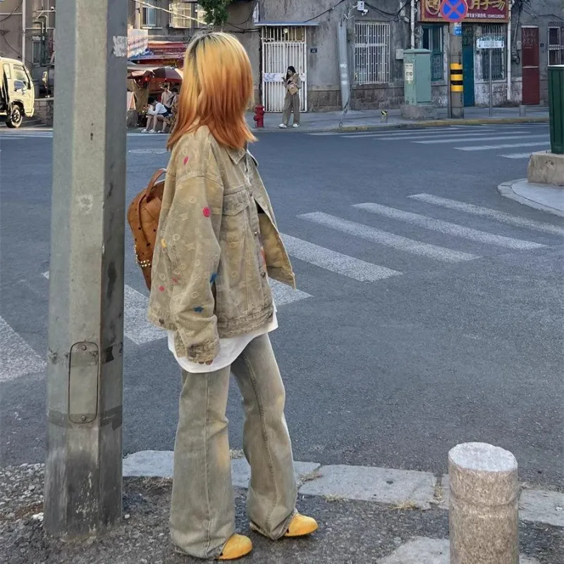 FLIM Denim Jackets Unisex Yellow Mud-4