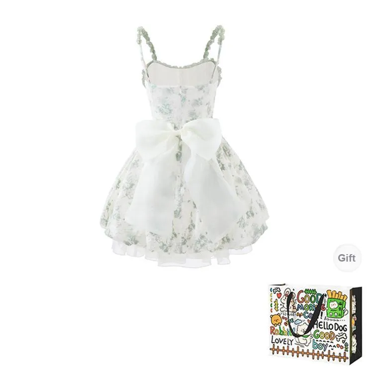 HAPG Slip Dresses Women's Green-1