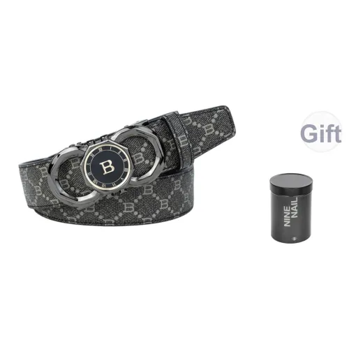 NINE NAIL Коровья кожа натуральная кожа Мужской ремень Мужская ширина тела 3,5CM