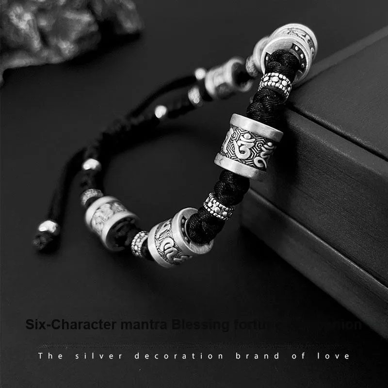 Love 999 Fine Silver Bracelets Men's-2