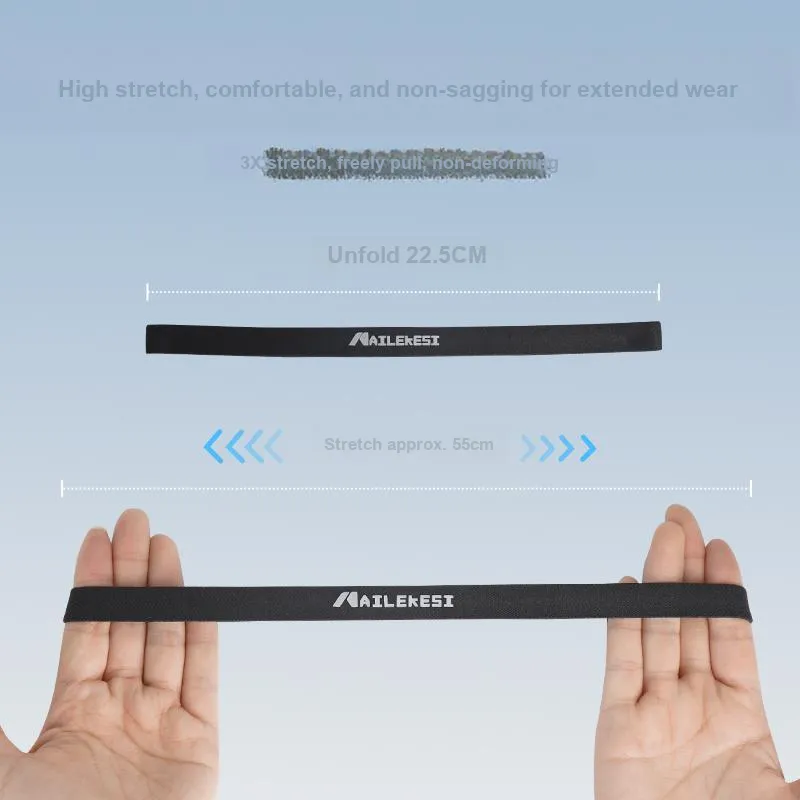 NAILEKESI Sweatbands Elastic Sports Running Fitness Unisex-20