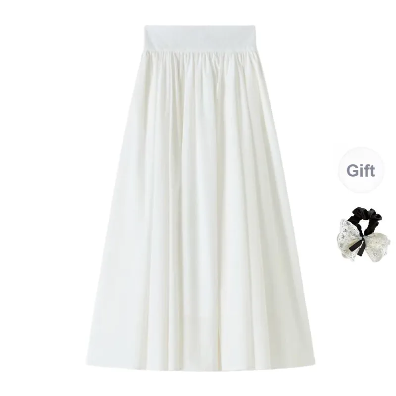 TUSHIFEI Casual Long Skirt Women's-0