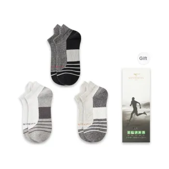 SEPTWOLVES Ankle Socks Men's 3 Pack