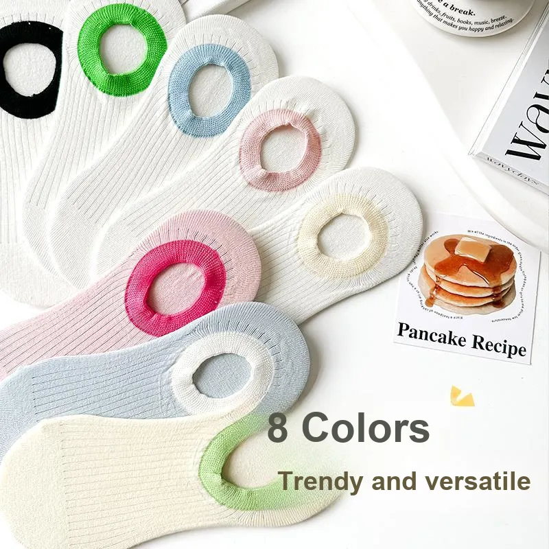 Top Melon No Show Socks Women's 5 Pack-27