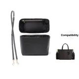 Black Crossbody Shoulder Strap+Liner Clothing Sets