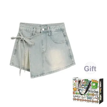 Dippanis Denim Short Skirts Women's