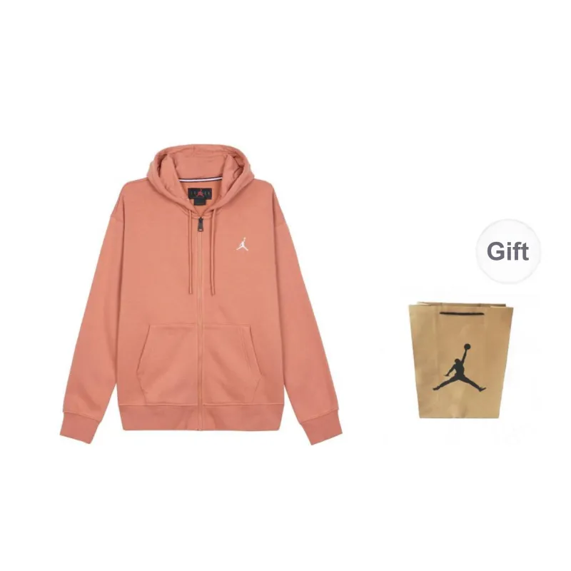 Jordan Jacket Unisex Red-Orange Shopping Bag Included-0