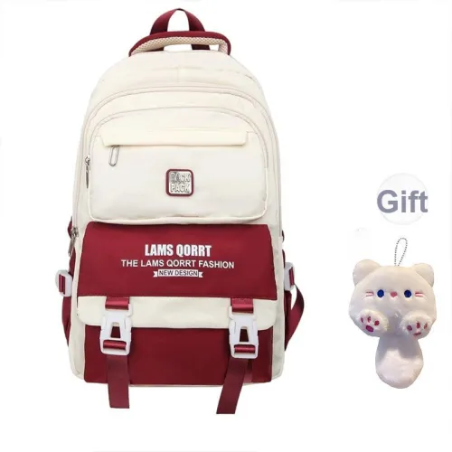 Tonlion Ткань Рюкзак Стандартный Унисекс Красный