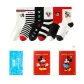 6-Pack (Red, Black, White)