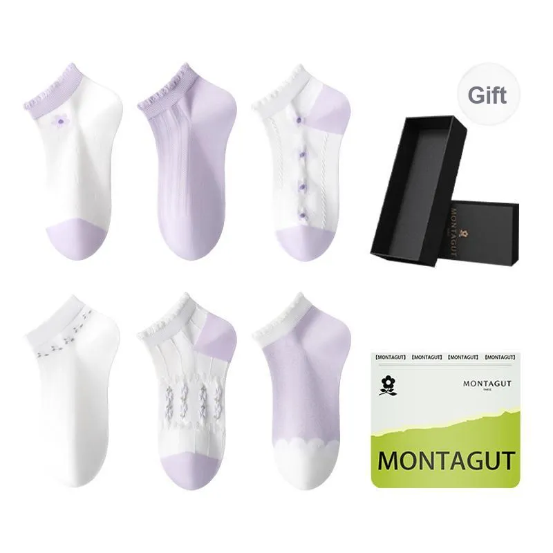 Montagut Ankle Socks Women's Shopping Bag 6 Pack-3