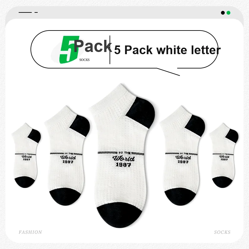 ROBINHOOD Ankle Socks Women's 5 Pack-13