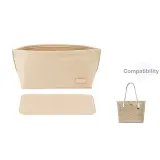[Two-Piece Set]Open Top Beige Liner+Bottom Pad