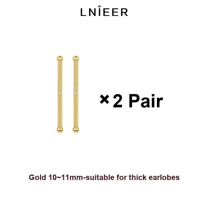 LNIEER 999 Fine Silver Stud Earrings Women's-59