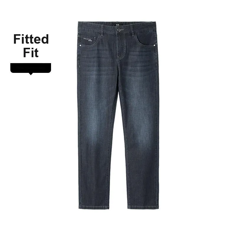 HLA Jeans Men Denim Blue Gradient Dark 60-5