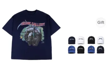 SKUNK GALLERY T Shirt Unisex Navy Blue