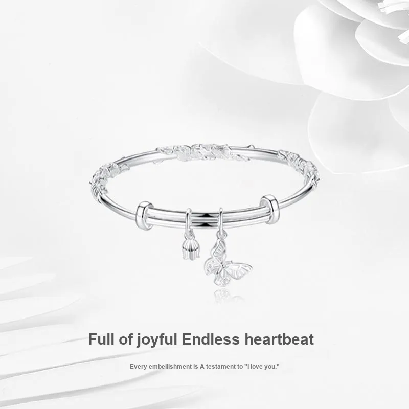 JUICY GRAPE S999 Fine Silver Sterling Silver Bracelets Women's-1