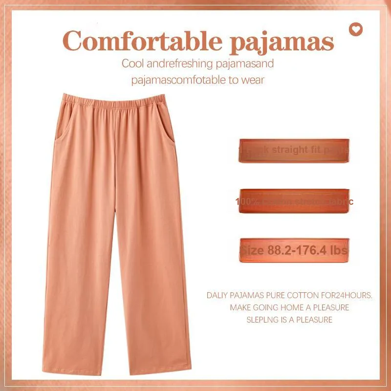 GOSO Pajama Pants Women's Orange-1