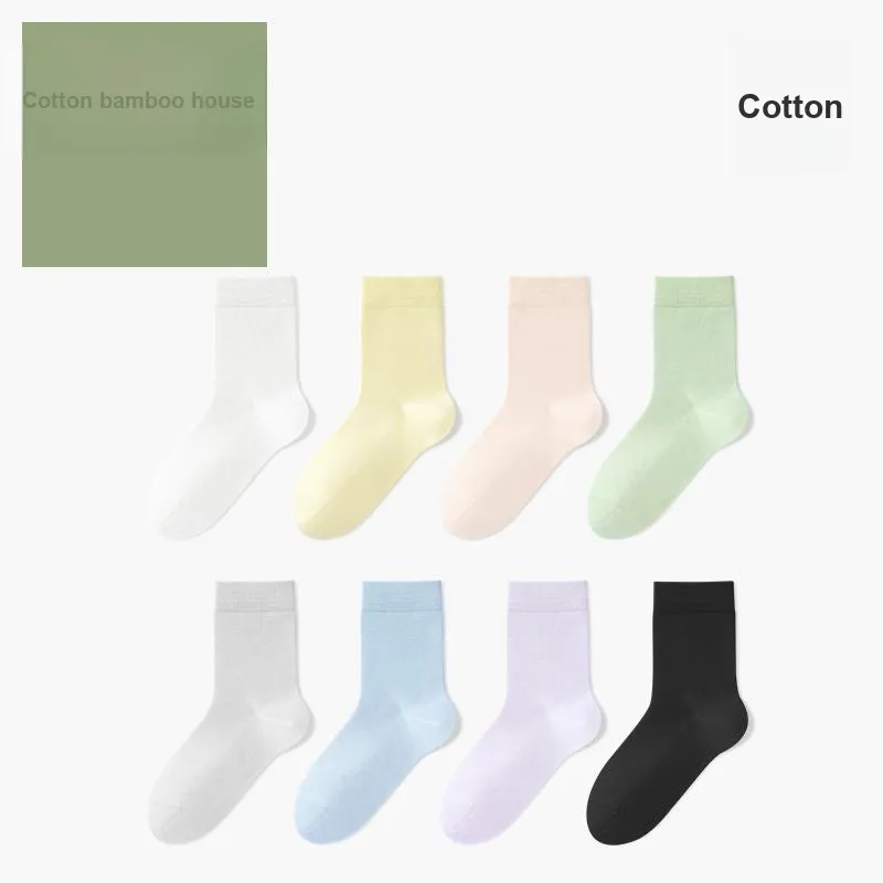 B&C.Room SS24 Mid Calf Socks Fall Winter Women's 5 Pack-1