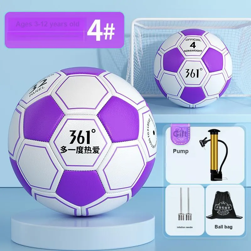 361° Size 4 Soccer TPU Machine Stitched Soccer Ball Unisex-5