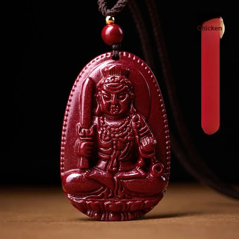 LOVING Reconstructed Cinnabar Necklaces Unisex-13
