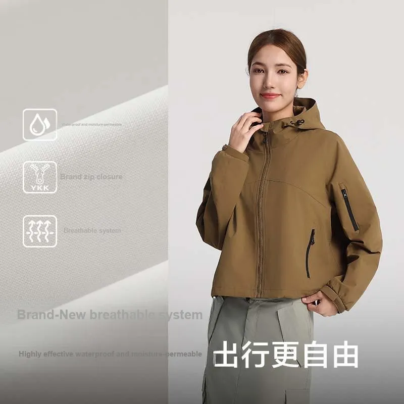 Merry City Breathable Waterproof Windproof And Abrasion Resistant Sun Protection Clothing Women's-12