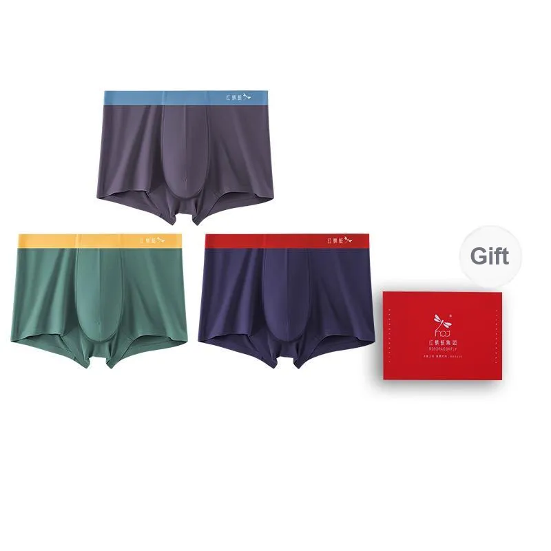 RED DRAGONFLY Modal Underpants Men's 3 Piece Gift Box Set-8