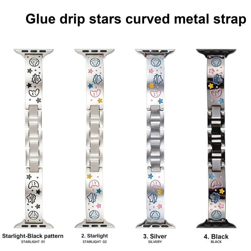 CHRROTA Apple S9/S10 All Compatibility Watch Band Metal-1