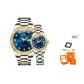 Steel Band Blue Dial