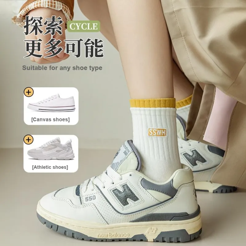 MIIOW Mid Calf Socks Women's Combo Set-35