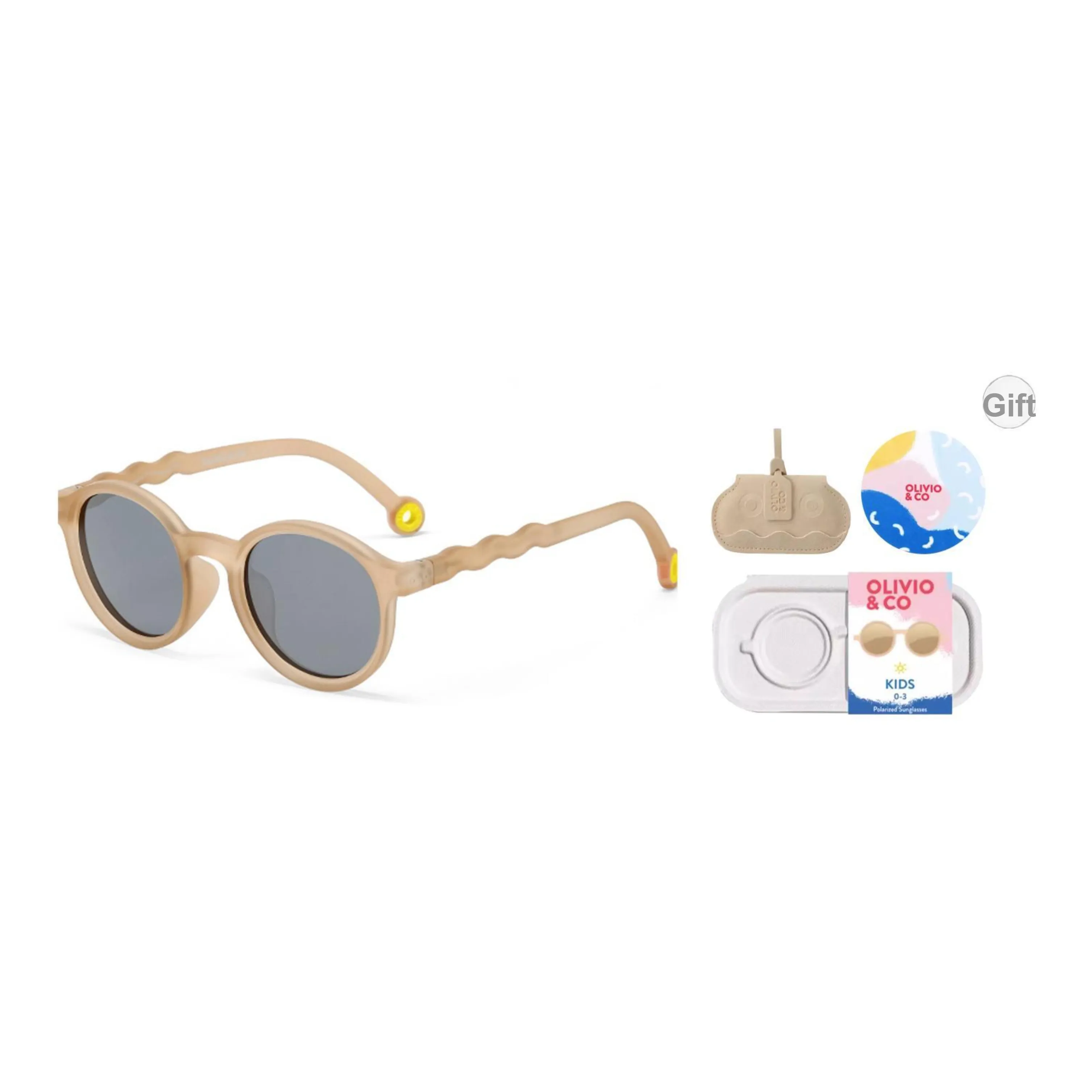 OLIVIO CO Круглые Солнцезащитные Очки для Детей