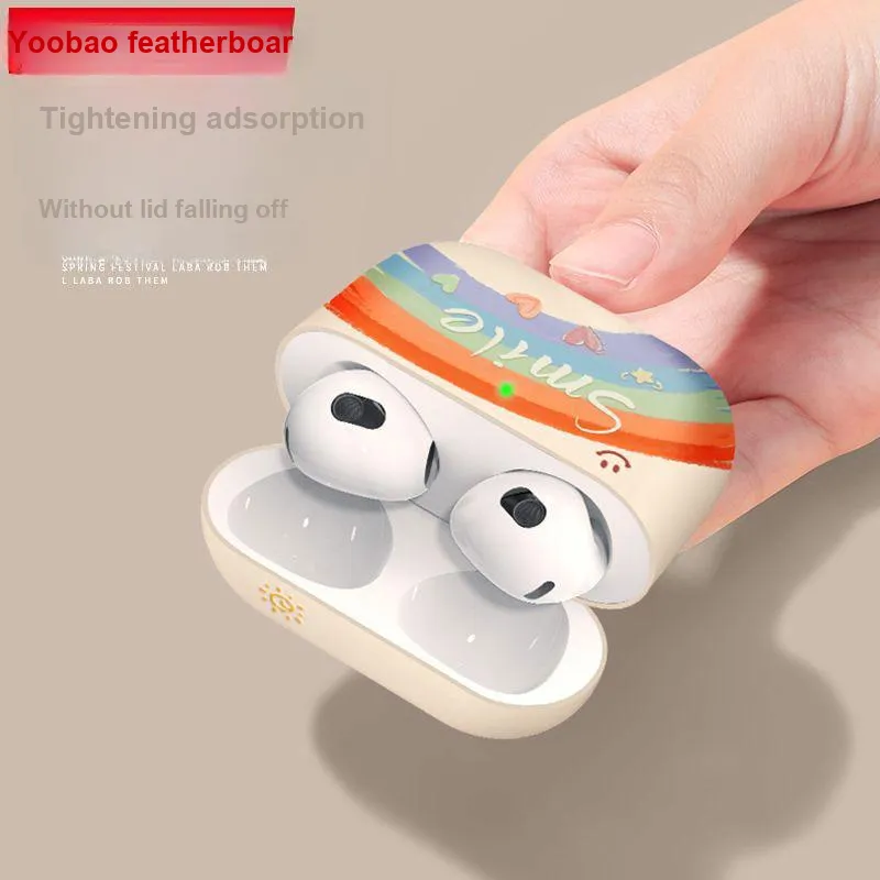 Yoobao AirPods Full Collection TPU Compatibility AirPods4 Protective Cover Skin Friendly Matte Headphone Cases-3