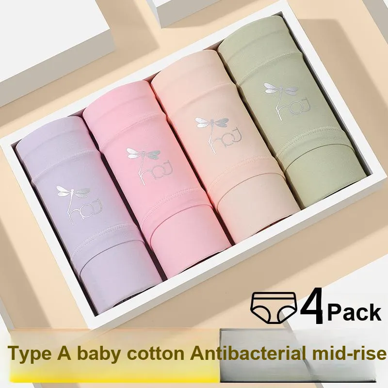 RED DRAGONFLY Cotton Panties Women's 3 Pack Gift Box Set-6