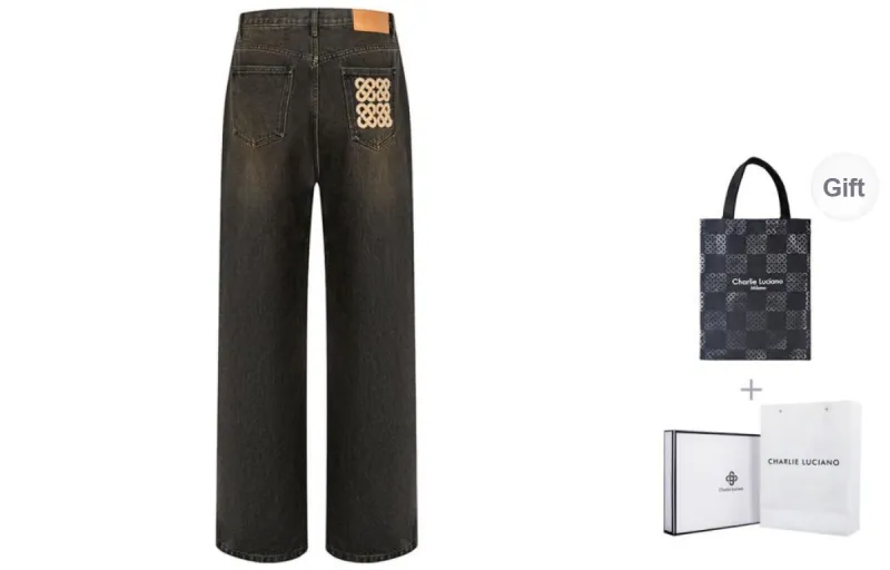 Charlie Luciano Jeans Unisex Gray-6
