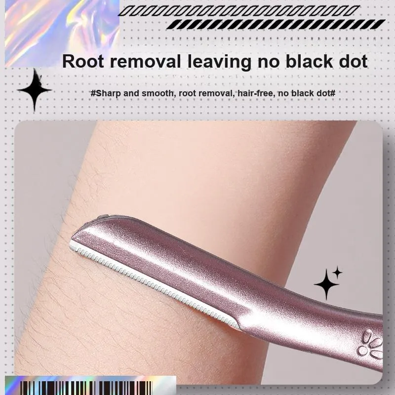 LMLTOP Type 2 Safety Scratch Resistant Injury Eyebrow Scissors 2 Pcs-2