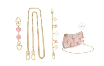 Lan Bao Fan Alloy Crossbody Shoulder Strap Metal Chain Shoulder Bag Accessories Bag Straps Women's Pink