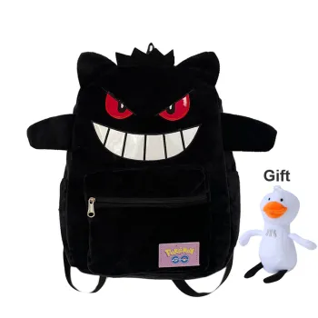Debecca Fleece Backpack Unisex Black Purple