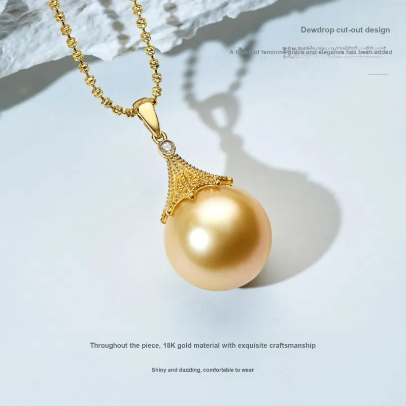 ME LUXE Pearl Pendant, Premium Feel Women's-5