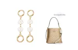 Coach Mollie Camellia Gold-Tone Round Buckle 12cm[2 Pack]