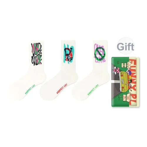 PL Worker's Пластинка Модные носки ABD Унисекс MID Носки до икры