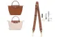 [Cognac]86-103cm Crossbody Shoulder Strap Set[Top Grain Cow Leather]