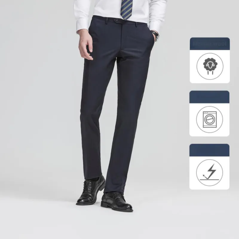 GOLDLION Suit Trouser Slim Fit Men's-10
