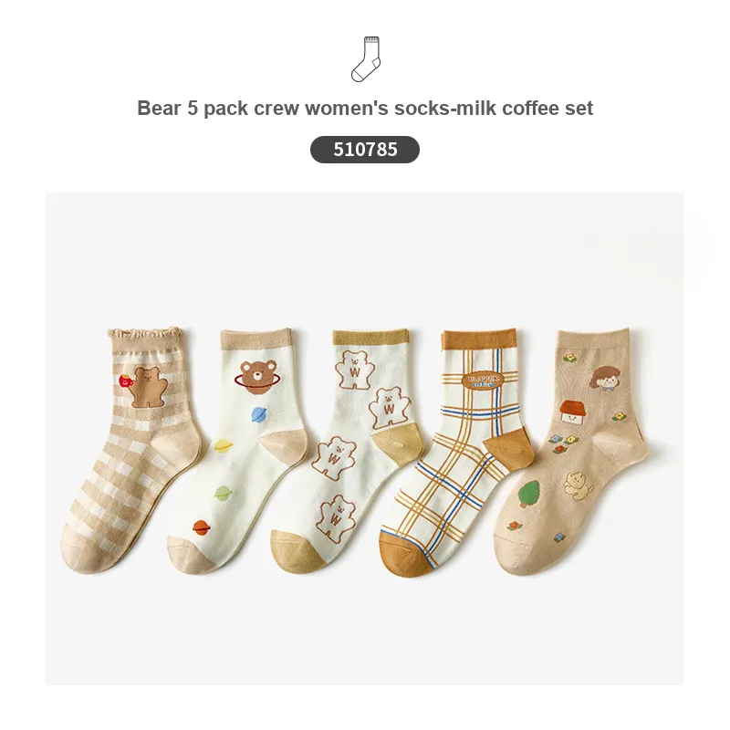 Caramella Women's Mid Calf Socks-33