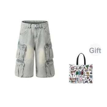 SOIE Denim Shorts Women's Light Blue