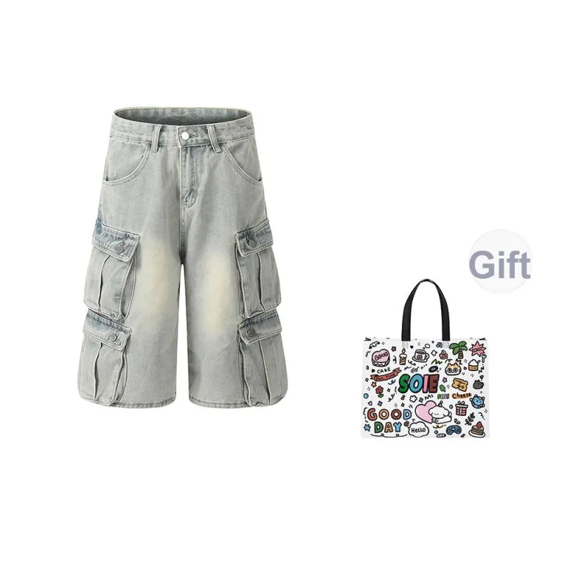 SOIE Denim Shorts Women's Light Blue-0