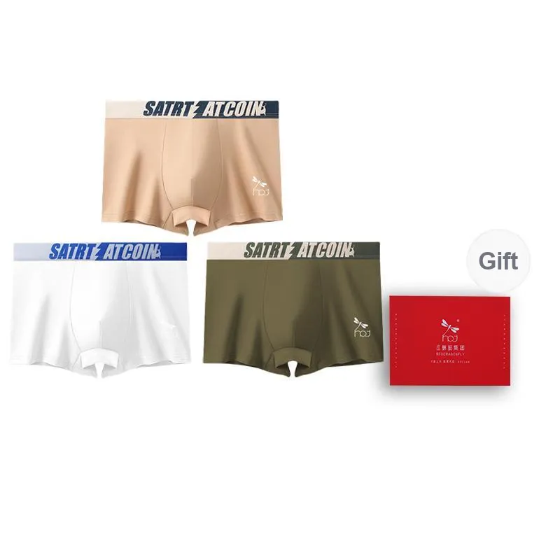 RED DRAGONFLY Cotton Panties Men's 3 Pack Gift Box Set-13
