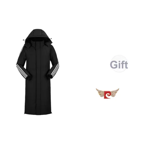 PIERRE CARDIN Пуховый хлопок Длинный Мужской Over The Колено Детский Утолщенный Спортивная Куртка для прослушивания танцев