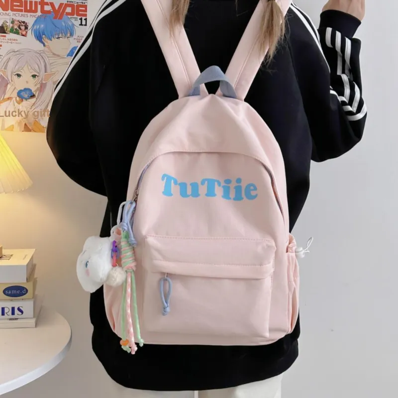 Meow In The Grass Polyester Backpack Unisex Multicolor-3