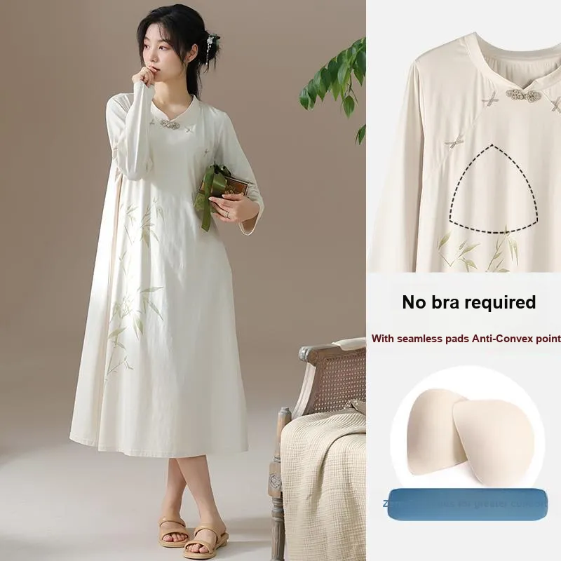 Lan Miao Long Sleeved Dress Women's-4