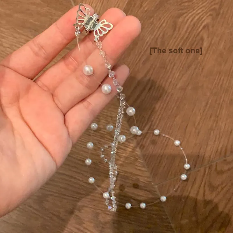 Peach Tea Braided Hair Chain Women's-1
