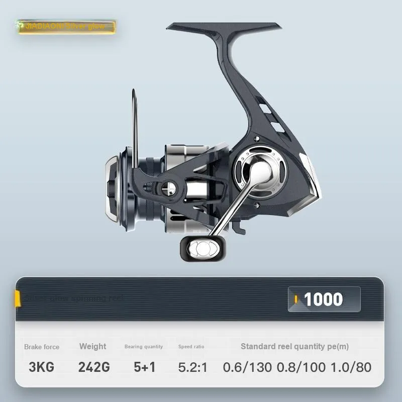 Jiadiaoni Fishing Line Reels Front Drag Spinning Reel-6